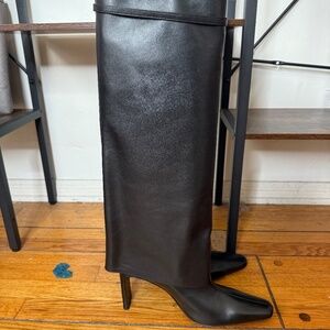 STAUD Wally Foldover Cuff High Heel Boots